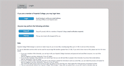 Desktop Screenshot of fileexchange.imperial.ac.uk